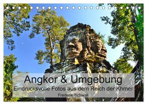 Angkor & Umgebung – Eindrucksvolle Fotos aus dem Reich der Khmer (Tischkalender 2024 DIN A5 quer), CALVENDO Monatskalender von Schwall,  Frederik