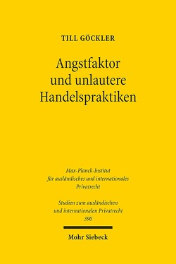 Angstfaktor und unlautere Handelspraktiken von Göckler,  Till