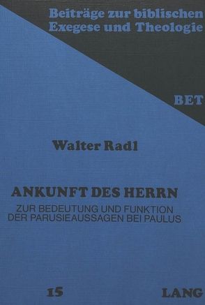 Ankunft des Herrn von Radl,  Walter