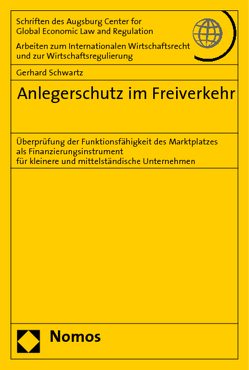 Anlegerschutz im Freiverkehr von Schwartz,  Gerhard