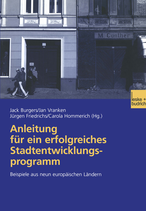 Anleitung für ein erfolgreiches Stadtentwicklungsprogramm von Burgers,  Jack, Hommerich,  Carola, Vranken,  Jan