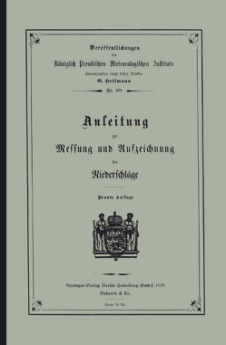 Anleitung zur Messung und Aufzeichnung der Niederschläge