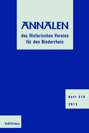 Annalen des Historischen Vereins für den Niederrhein