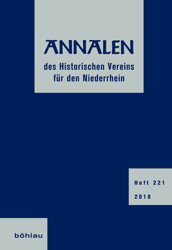 Annalen des Historischen Vereins für den Niederrhein von Finger,  Heinz, Richter,  Olaf, Schlossmacher,  Norbert