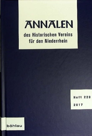 Annalen des Historischen Vereins für den Niederrhein