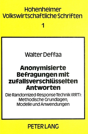 Anonymisierte Befragungen mit zufallsverschlüsselten Antworten