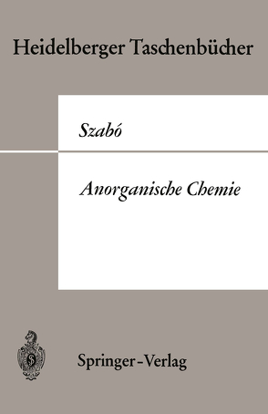 Anorganische Chemie von Szabo,  Zoltan G.