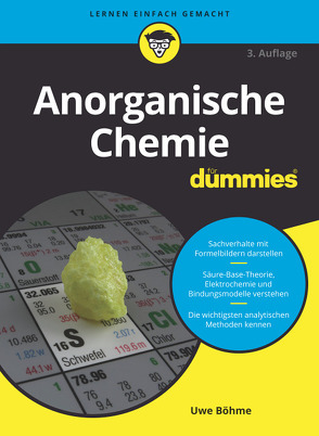 Anorganische Chemie für Dummies von Böhme,  Uwe