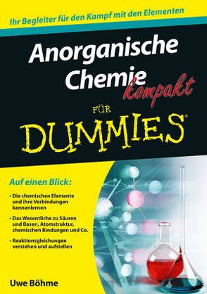 Anorganische Chemie kompakt für Dummies von Böhme,  Uwe