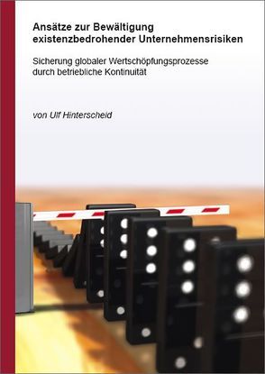 Ansätze zur Bewältigung existenzbedrohender Unternehmensrisiken von Hinterscheid,  Ulf