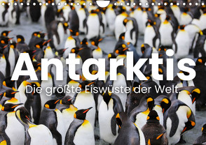 Antarktis – Die größte Eiswüste der Welt. (Wandkalender 2024 DIN A4 quer), CALVENDO Monatskalender von Monkey,  Happy