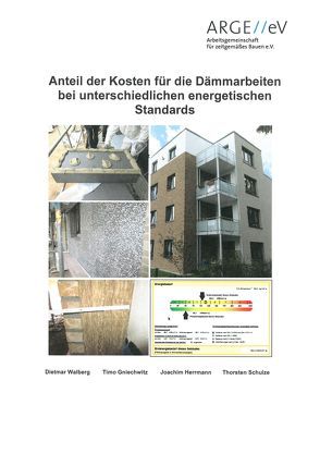 Anteil der Kosten für die Dämmarbeiten bei unterschiedlichen energetischen Standards von Gniechwitz,  Timo, Herrmann,  Joachim, Schulze,  Thorsten, Walberg,  Dietmar