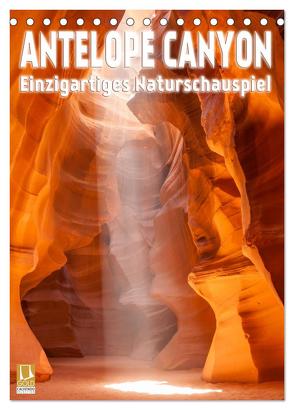 Antelope Canyon – Einzigartiges Naturschauspiel (Tischkalender 2024 DIN A5 hoch), CALVENDO Monatskalender von Viola,  Melanie