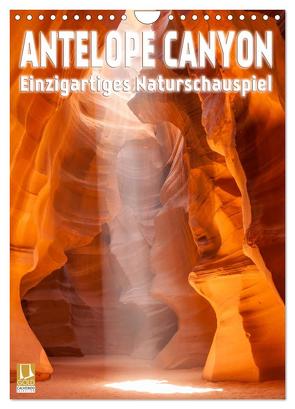 Antelope Canyon – Einzigartiges Naturschauspiel (Wandkalender 2024 DIN A4 hoch), CALVENDO Monatskalender von Viola,  Melanie