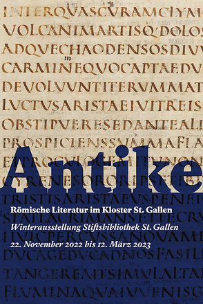 Antike – Römische Literatur im Kloster St.Gallen von Schnoor,  Franziska