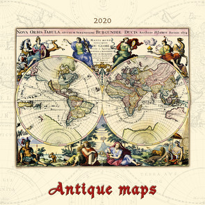 Antique Maps 2020 – antike Landkarten – Bildkalender (42 x 42) – Geschichte – historische Karten – Wandkalender von ALPHA EDITION