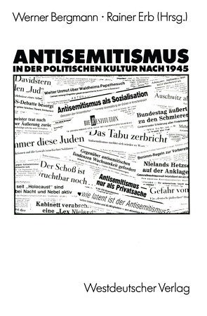 Antisemitismus in der politischen Kultur nach 1945 von Bergmann,  Rainer