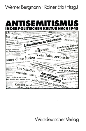 Antisemitismus in der politischen Kultur nach 1945 von Bergmann,  Rainer