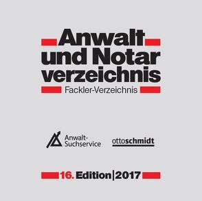 Anwalt- und Notarverzeichnis 2017