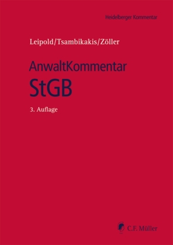 AnwaltKommentar StGB von Asholt,  Martin, Barton,  Stephan, Börner,  René, Brockhaus,  Matthias, Conen,  Stefan, Esser,  Robert, Gaede,  Karsten, Gazeas,  Nikolaos LL.M. Auckland, Gercke,  Björn, Habetha,  Jörg, Halecker,  Dela-Madeleine, Hauck,  Pierre LL.M. Sussex, Hembach,  Diana, Kilian,  Ines, Krell,  Paul, Kretschmer,  Joachim, Krumm,  Carsten, Lederer,  Jenny, Leipold,  Klaus, Matthies,  Denis, Matthies,  Kamilla LL.M., Mavany,  Markus, Mitsch,  Wolfgang, Mückenberger,  Ole, Petry,  Daphne LL.M. Canterbury, Petzsche,  Anneke M.Sc Oxford, Popp,  Andreas M.A., Püschel,  Christof, Putzke,  Holm LL.M. Krakau, Rackow,  Peter, Rahmlow,  Matthias, Rübenstahl,  Markus Mag.iur., Schaefer,  Torsten LL.M., Scheffler,  Uwe, Schlieffen,  Jasper Graf von, Schroth,  Marvin, Seebode,  Frank, Skoupil,  Christoph, Sommer,  Ulrich, Szesny,  André-M. LL.M., Trüg,  Gerson, Tsambikakis,  Michael, Waßmer,  Martin, Wollschläger,  Sebastian, Ziemann,  Sascha, Ziethen,  Jörg, Zimmermann,  Till, Zöller,  Mark Alexander