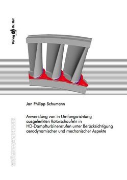 Anwendung von in Umfangsrichtung ausgelenkten Rotorschaufeln in HD-Dampfturbinenstufen unter Berücksichtigung aerodynamischer und mechanischer Aspekte von Schumann,  Jan Philipp