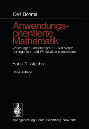 Anwendungsorientierte Mathematik von Böhme,  Gert