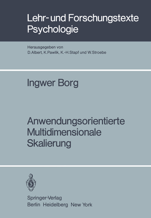 Anwendungsorientierte Multidimensionale Skalierung von Borg,  I.