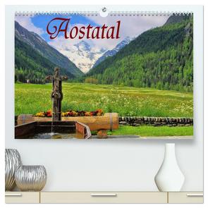 Aostatal (hochwertiger Premium Wandkalender 2024 DIN A2 quer), Kunstdruck in Hochglanz von LianeM,  LianeM