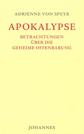 Apokalypse von Speyr,  Adrienne von