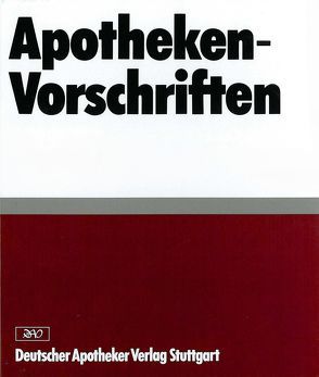 Apotheken-Vorschriften in Mecklenburg-Vorpommern von Nagel,  Ulrike