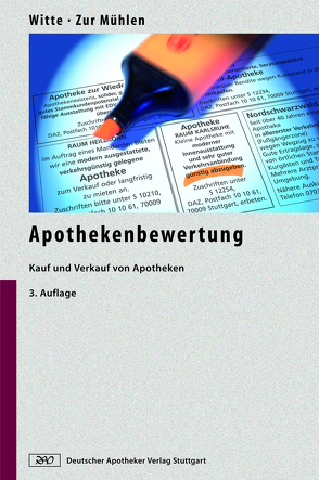 Apothekenbewertung von Mühlen,  Doris zur, Witte,  Axel