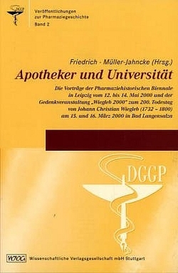 Apotheker und Universität von Friedrich,  Christoph, Müller-Jahncke,  Wolf Dieter