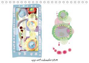 app art calendar 2019 (Tischkalender 2019 DIN A5 quer) von Strathus,  Kay