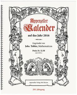 Appenzeller Kalender 2016