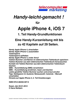 Apple iPhone 4, iOS 7 von Rehbein,  Hans