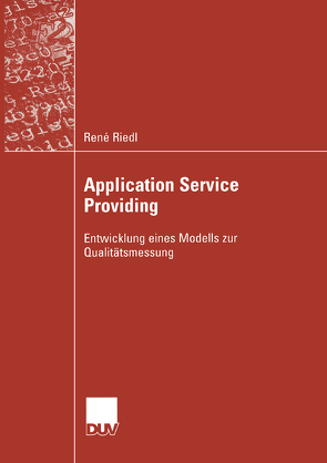 Application Service Providing von Riedl,  René