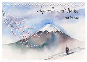 Aquarelle und Haiku von Basho (Tischkalender 2024 DIN A5 quer), CALVENDO Monatskalender von Krause,  Jitka