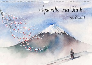 Aquarelle und Haiku von Basho (Wandkalender 2022 DIN A4 quer) von Krause,  Jitka