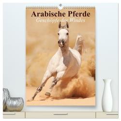 Arabische Pferde • Geschöpfe des Windes (hochwertiger Premium Wandkalender 2024 DIN A2 hoch), Kunstdruck in Hochglanz von Stanzer,  Elisabeth