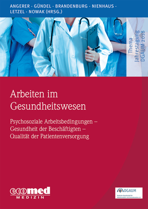 Arbeiten im Gesundheitswesen von Angerer,  Peter, Brandenburg,  Stephan, Gündel,  Harald, Letzel,  Stephan, Nienhaus,  Albert, Nowak,  Dennis