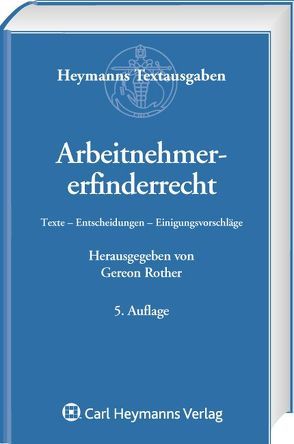 Arbeitnehmererfinderrecht von Rother,  Gereon