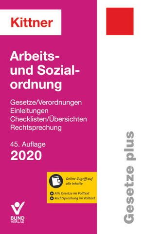 Arbeits- und Sozialordnung von Kittner