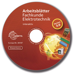 Arbeitsblätter Fachkunde Elektrotechnik – interaktiv von Käppel,  Thomas, Manderla,  Jürgen, Tkotz,  Klaus