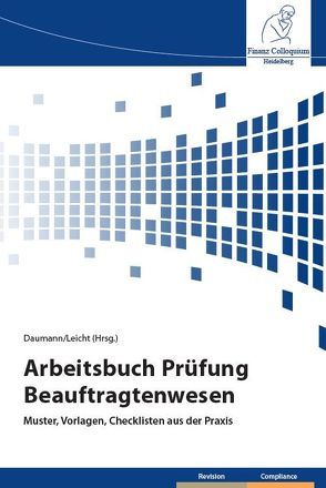 Arbeitsbuch Prüfung Beauftragtenwesen von Daumann,  Martin, Leicht,  Sandra