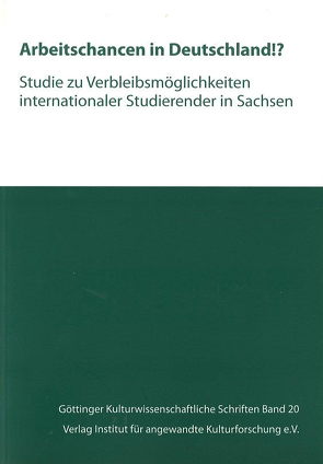 Arbeitschancen in Deutschland!? von Arajärvi,  Outi, Drubig,  Roland