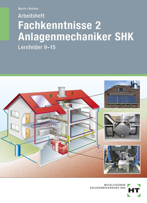 Arbeitsheft Fachkenntnisse 2 Anlagenmechaniker SHK von Brützke,  Mirko, Macht,  Harald