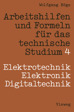 Arbeitshilfen und Formeln für das technische Studium von Böge,  Wolfgang, Franke,  Peter, Lachmann,  Dieter