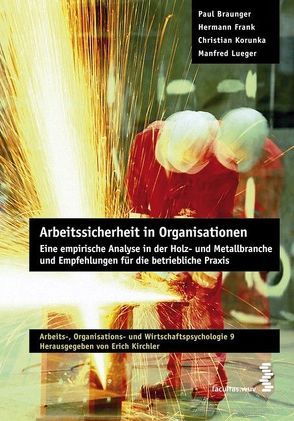 Arbeitssicherheit in Organisationen von Braunger,  Paul, Frank,  Hermann, Korunka,  Christian, Lueger,  Manfred