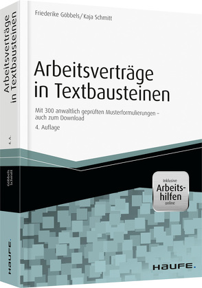 Arbeitsverträge in Textbausteinen – inkl. Arbeitshilfen online von Hermann,  Kaja, Steininger,  Friederike