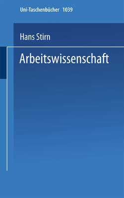 Arbeitswissenschaft von Stirn,  Hans